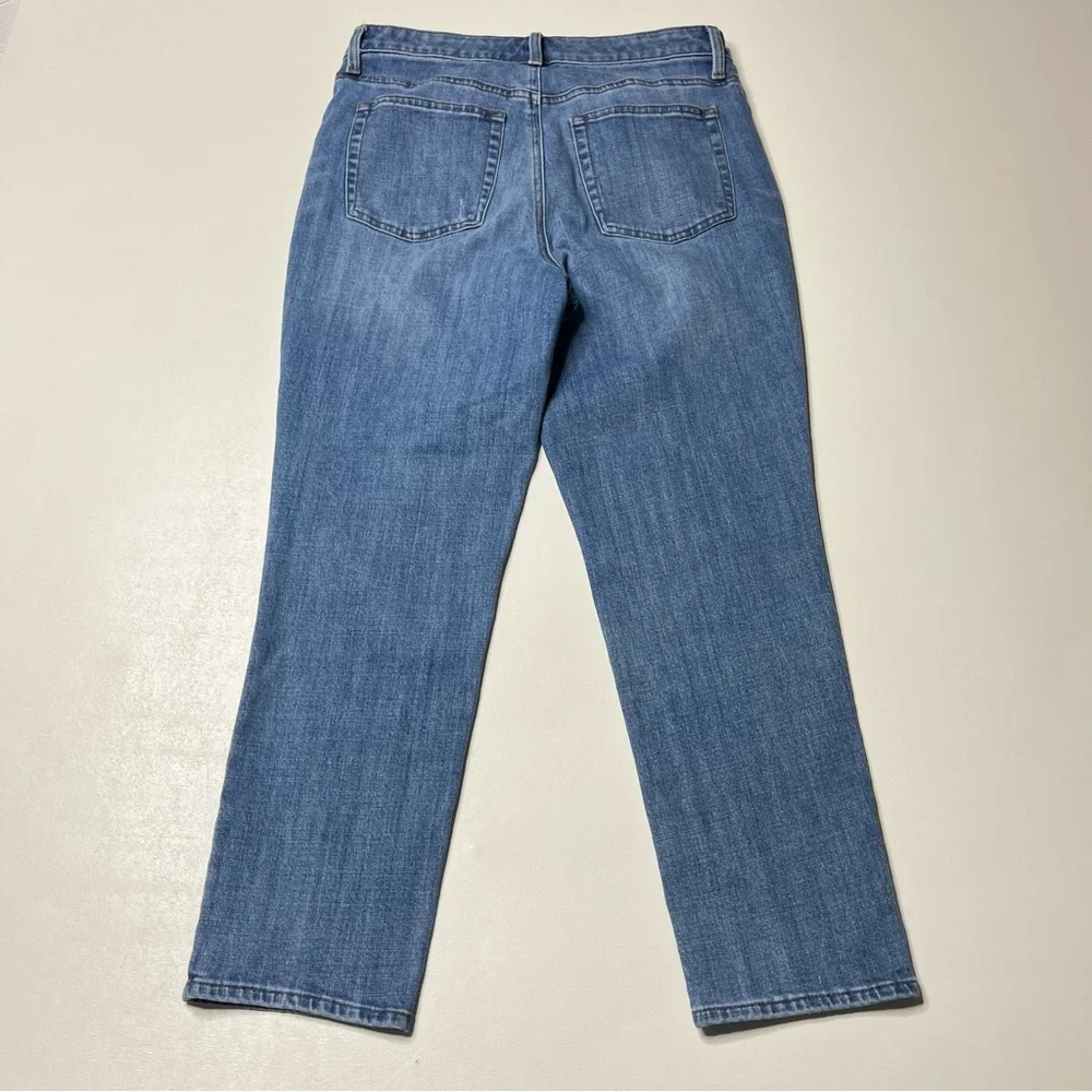 Talbots Modern Ankle Jeans Womens Size 8 Medium Wash